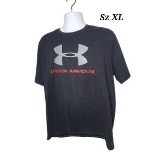 Under Armour Men's Loose Fit HeatGear T-Shirt XL Sportstyle Dark Gray XL